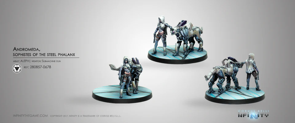 Aleph: Andromeda, Sophistes of Steel Phalanx