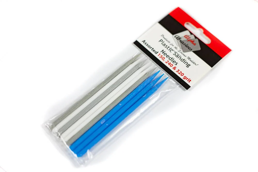 Alpha Abrasives Plastic Sanding Needles Assorted