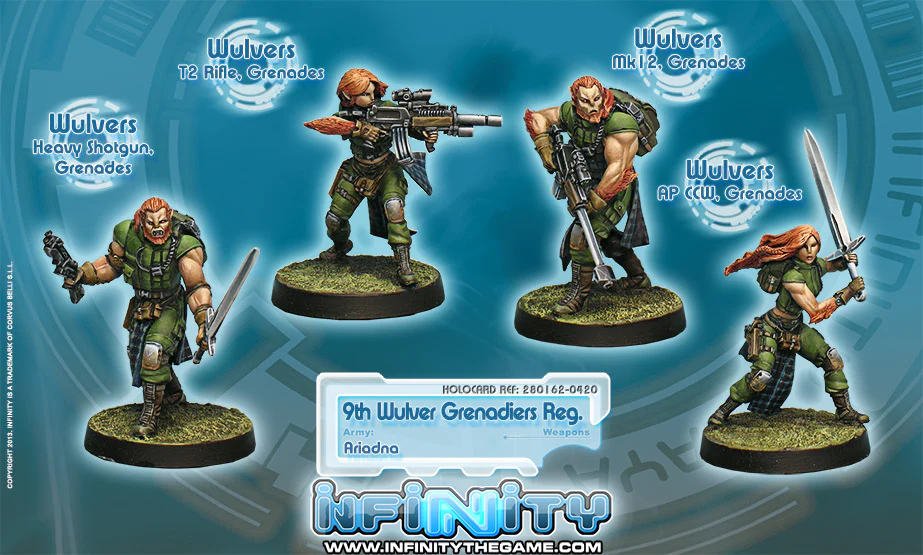 Ariadna: 9th Wulver Grenadiers Regiment Box Set
