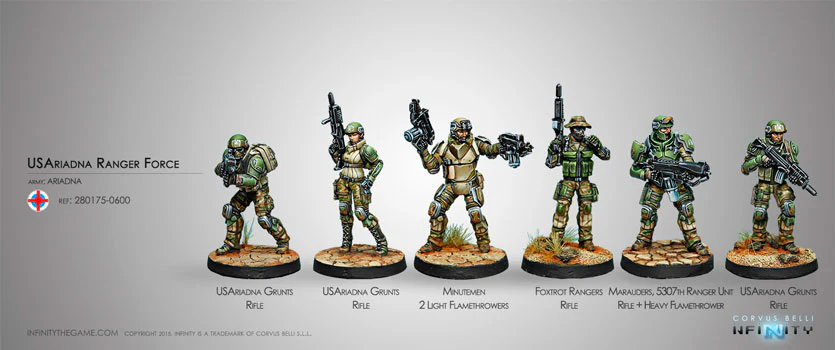 Ariadna: USAriadna Ranger Force Sectorial Starter Pack