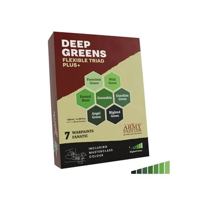 Army Painter: John Blanche: Flexible Triad Plus+: Deep Greens