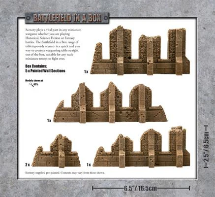 Battlefield In A Box: Ruined Walls Sandstone - Image 2