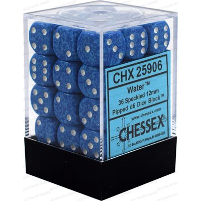 Chessex: Speckled 36 Dice Water