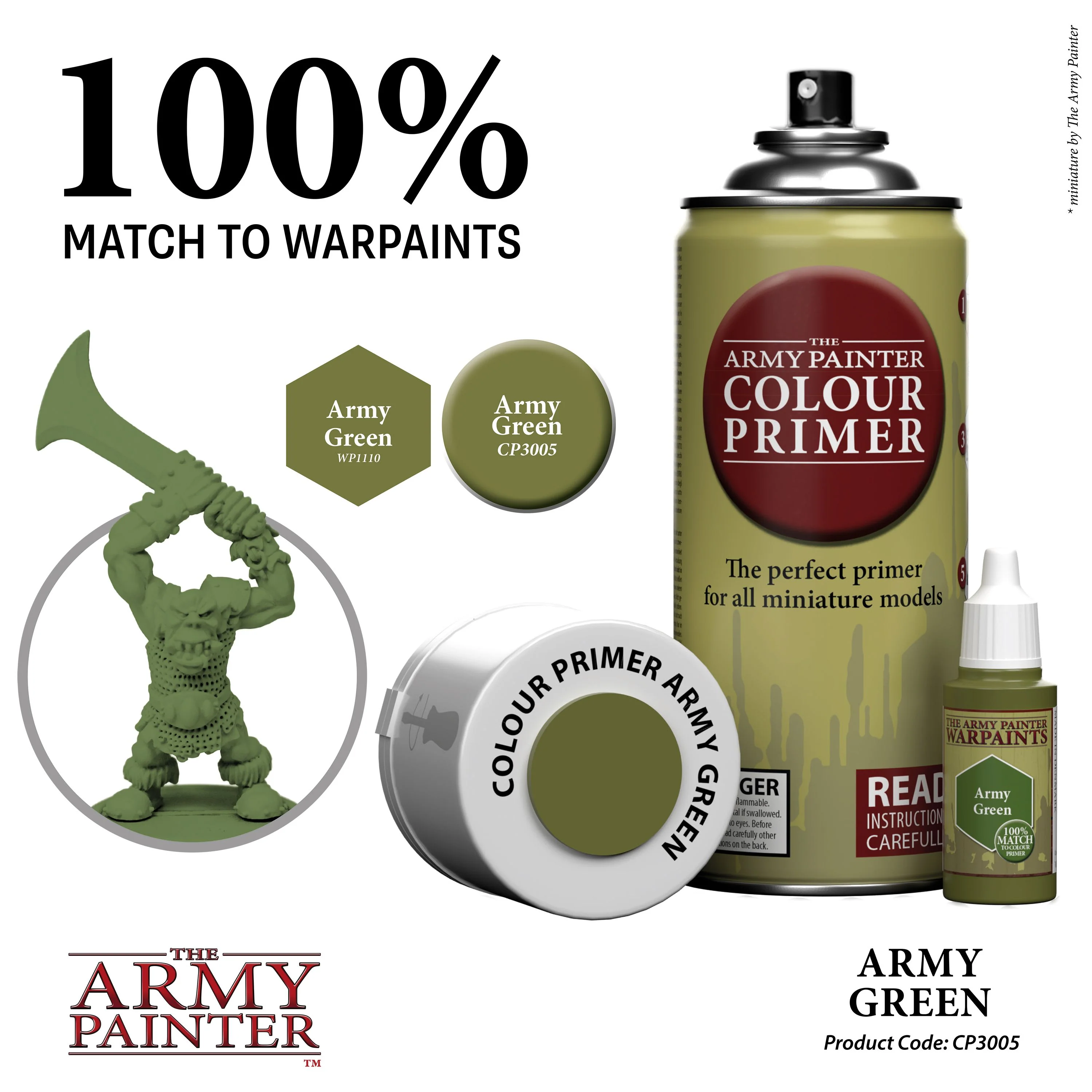 Colour Primer - Army Green - Image 2
