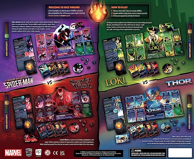 Dice Throne Marvel 4-Hero Box - Image 2