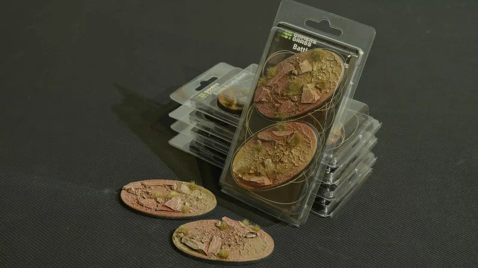 Gamer Grass: Badlands Bases, Oval 90mm x 2