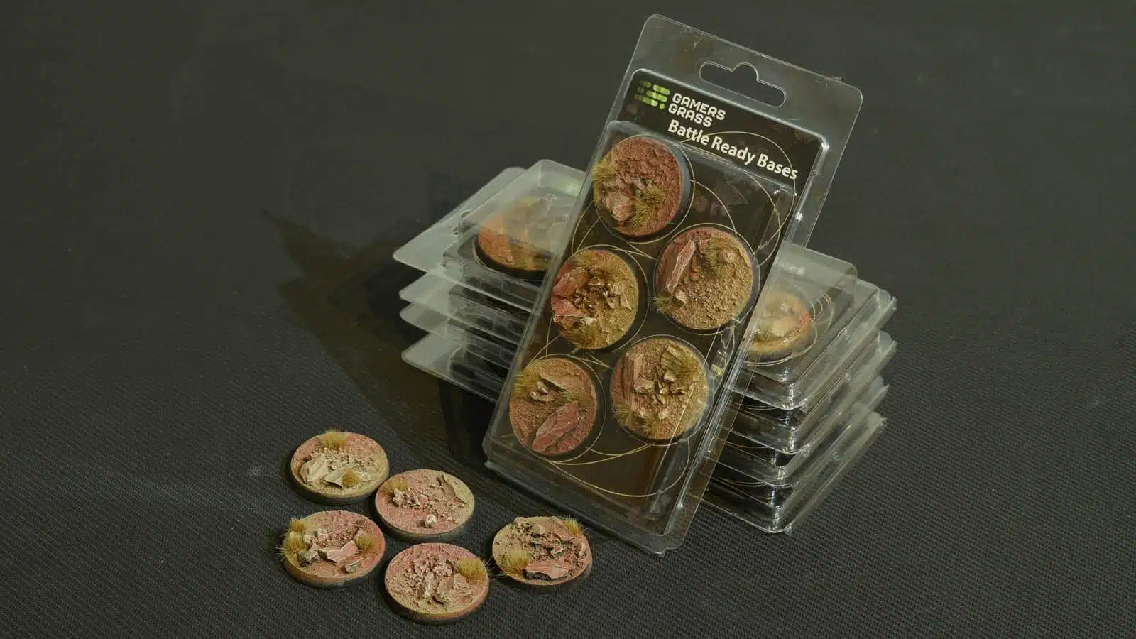 Gamer Grass: Badlands Bases, Round 40mm x 5