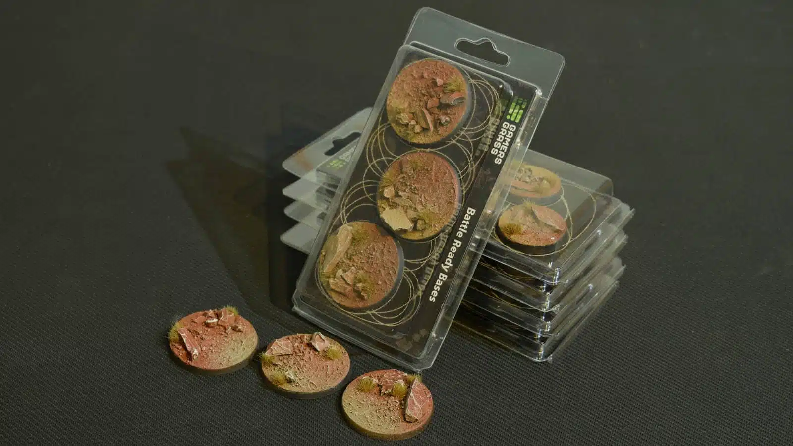 Gamer Grass: Badlands Bases, Round 50 mm x 3