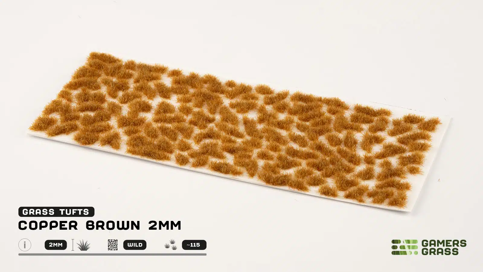 Gamer Grass: Copper Brown Grass Tufts 2mm - Image 2