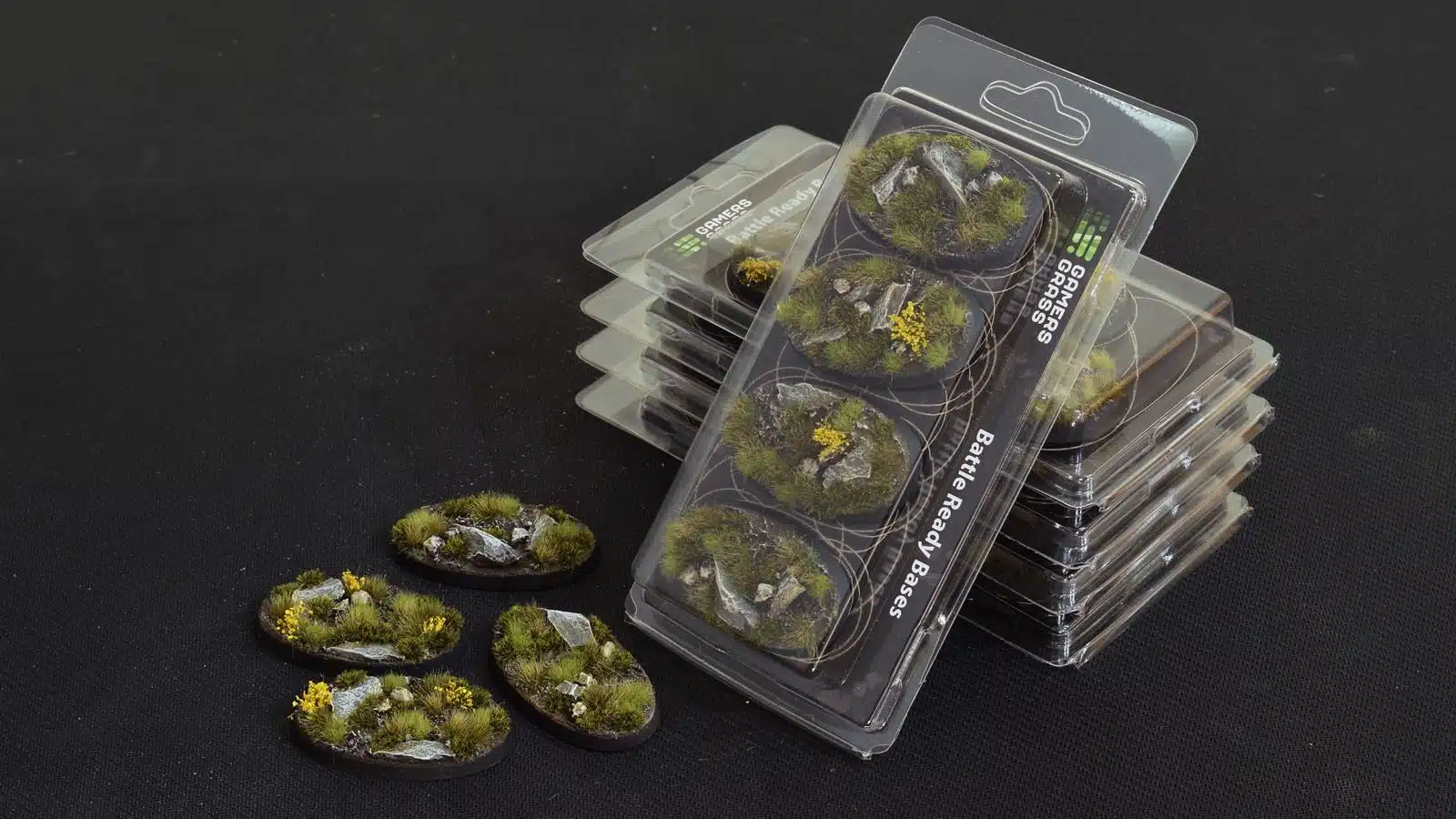 Gamer Grass: Highland Bases, Oval 60mm x 4