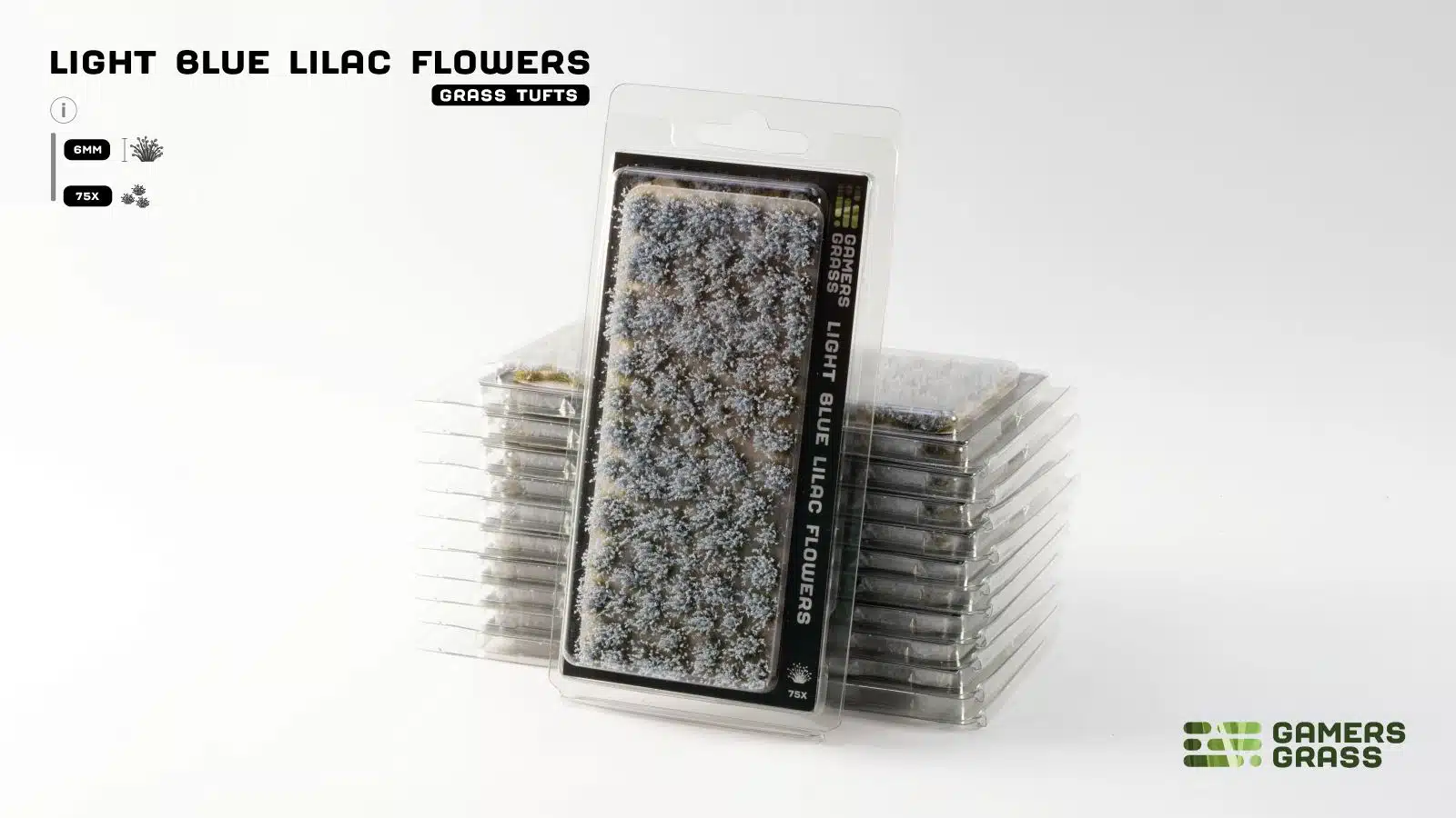 Gamer Grass: Light Blue Lilac Flowers