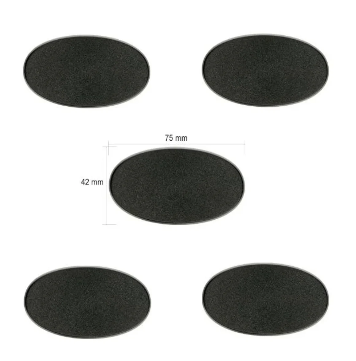 Games Workshop: 75x42mm Oval Bases