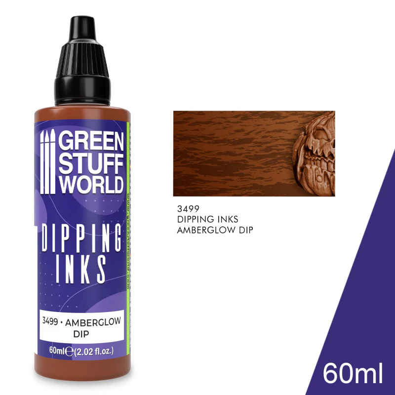Green Stuff World: Dipping ink 60 ml - AMBERGLOW DIP