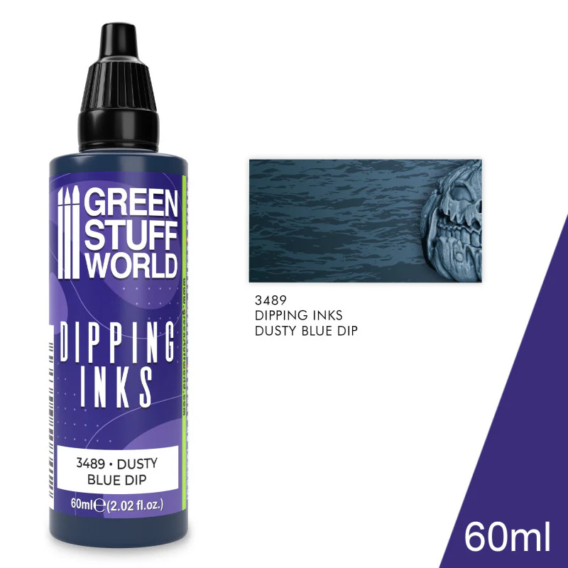 Green Stuff World: Dipping ink 60 ml - DUSTY BLUE DIP