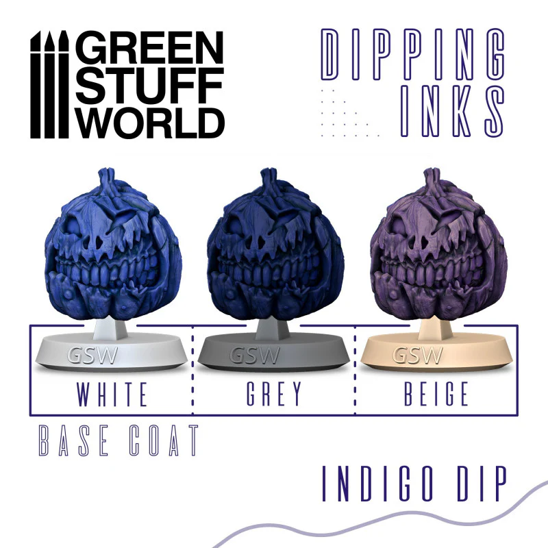 Green Stuff World: Dipping ink 60 ml - INDIGO BLUE DIP - Image 2