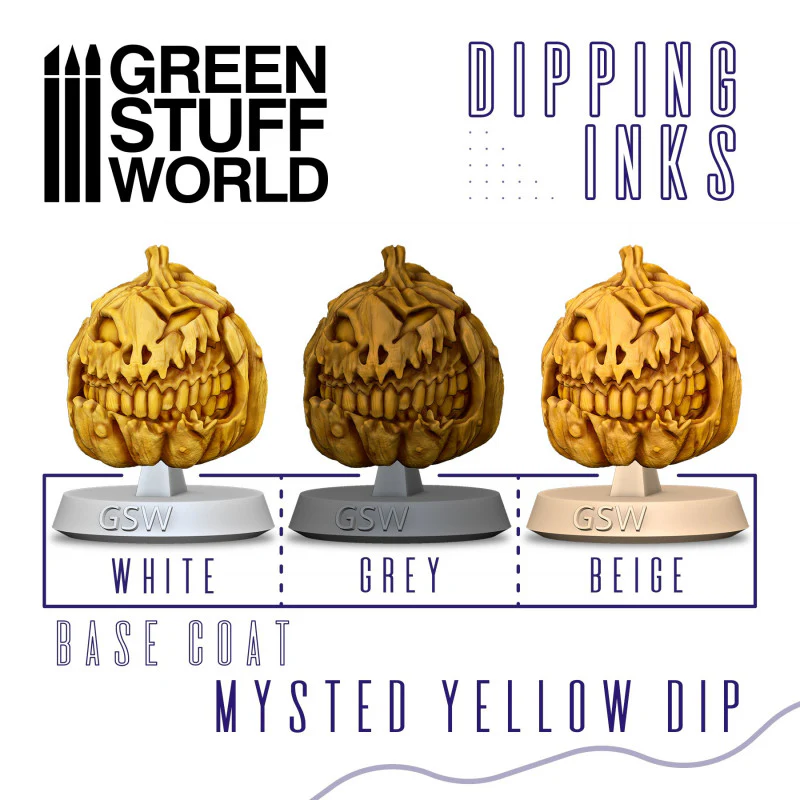 Green Stuff World: Dipping ink 60 ml - MISTED YELLOW DIP - Image 2