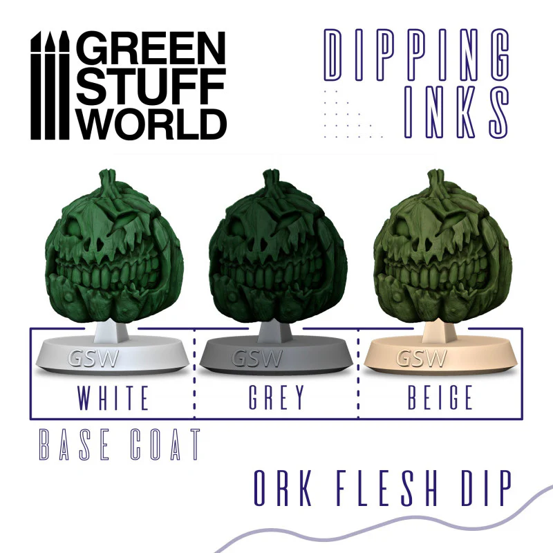 Green Stuff World: Dipping ink 60 ml - ORK FLESH DIP - Image 2
