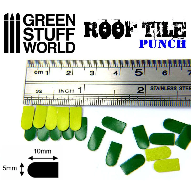 Green Stuff World: Miniature ROOF TILE Punch - Image 2