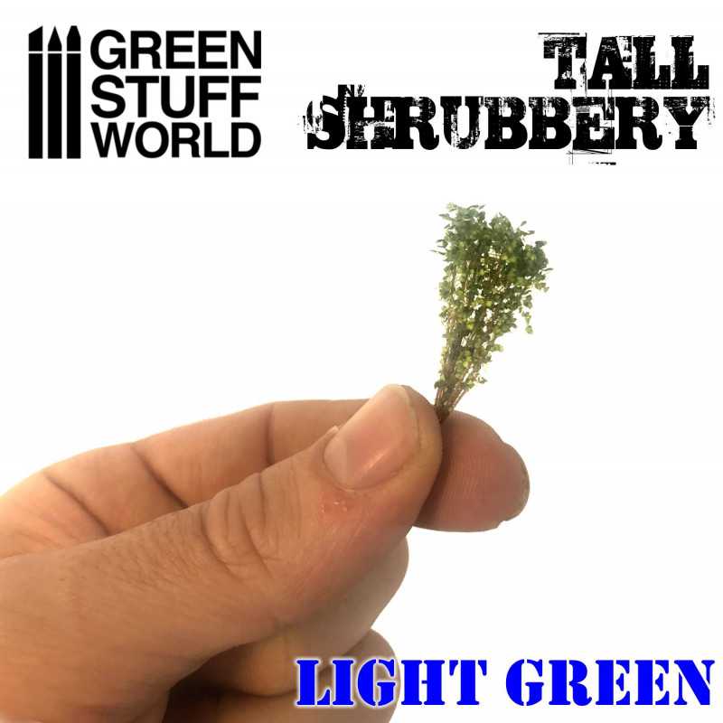 Green Stuff World: Tall Shrubbery Light Green - Image 3