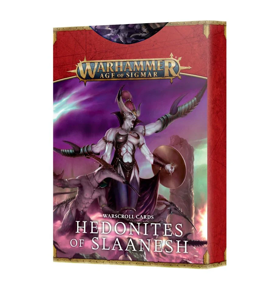 Hedonites of Slaanesh: Warscroll Cards