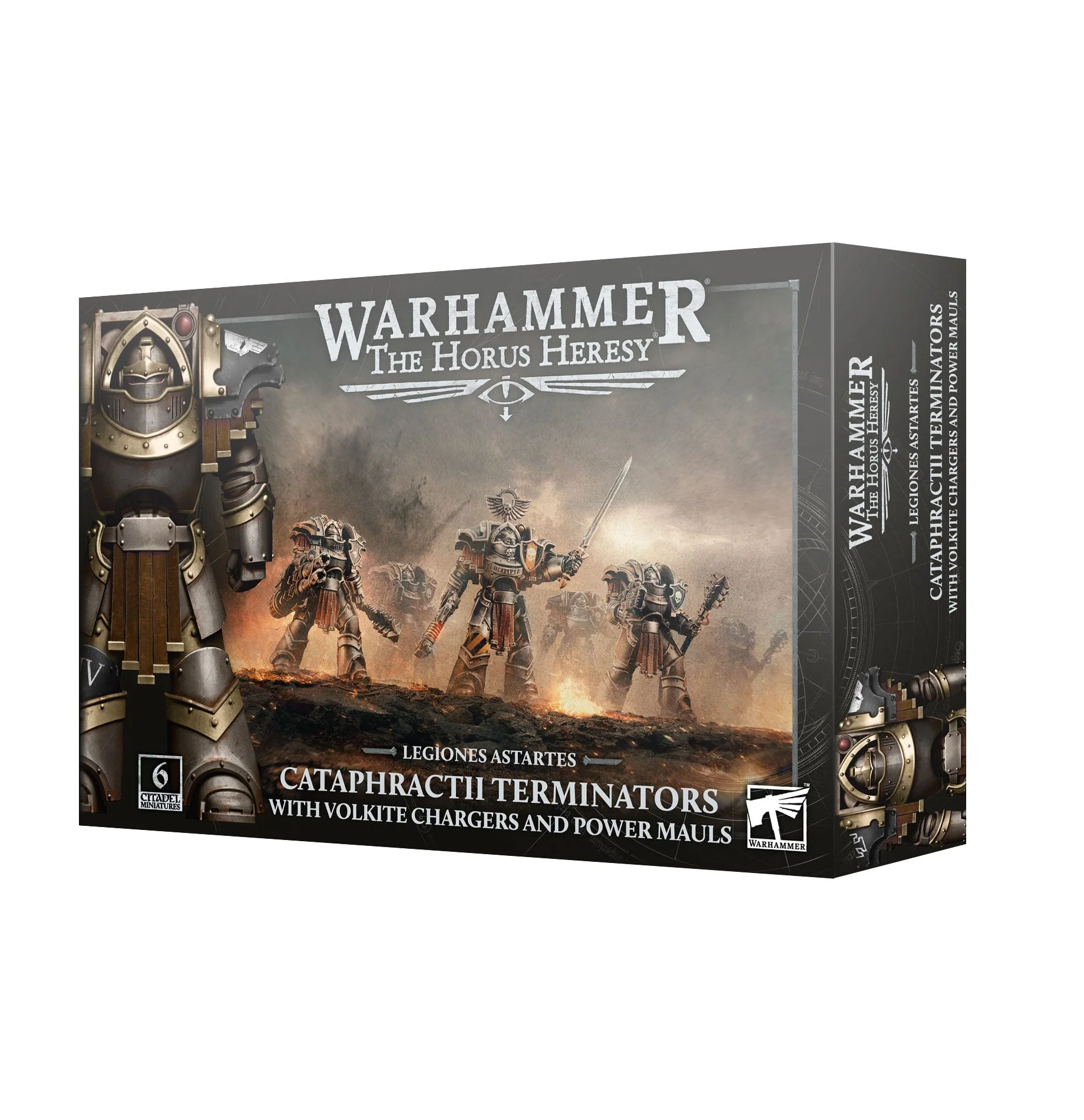 Horus Heresy: Cataphractii Terminators with Volkite Chargers and Power Mauls
