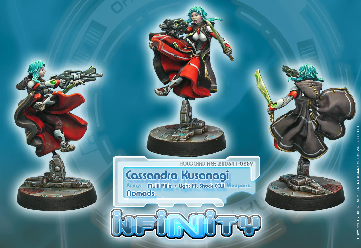Nomads: Cassandra Kusanagi (MULTI Rifle + Light Flamethrower, Sh