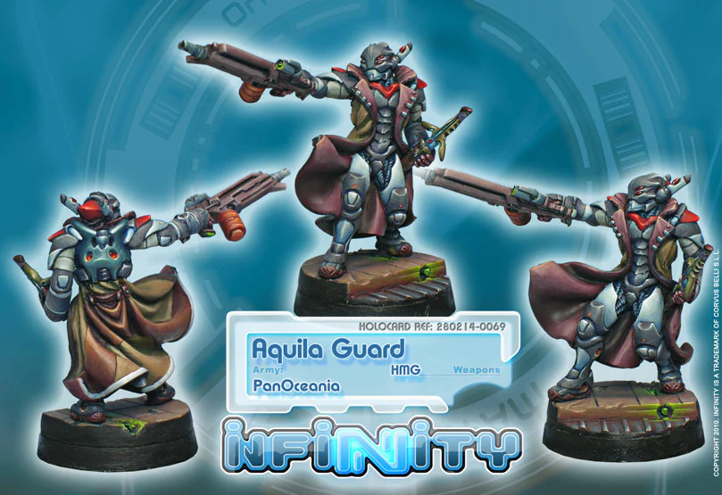 PanOceania: Aquila Guard (HMG & Shock CCW)