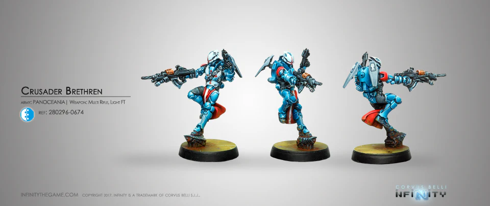 PanOceania:  Crusader Bretheren (Multi Rifle, Light Ft)