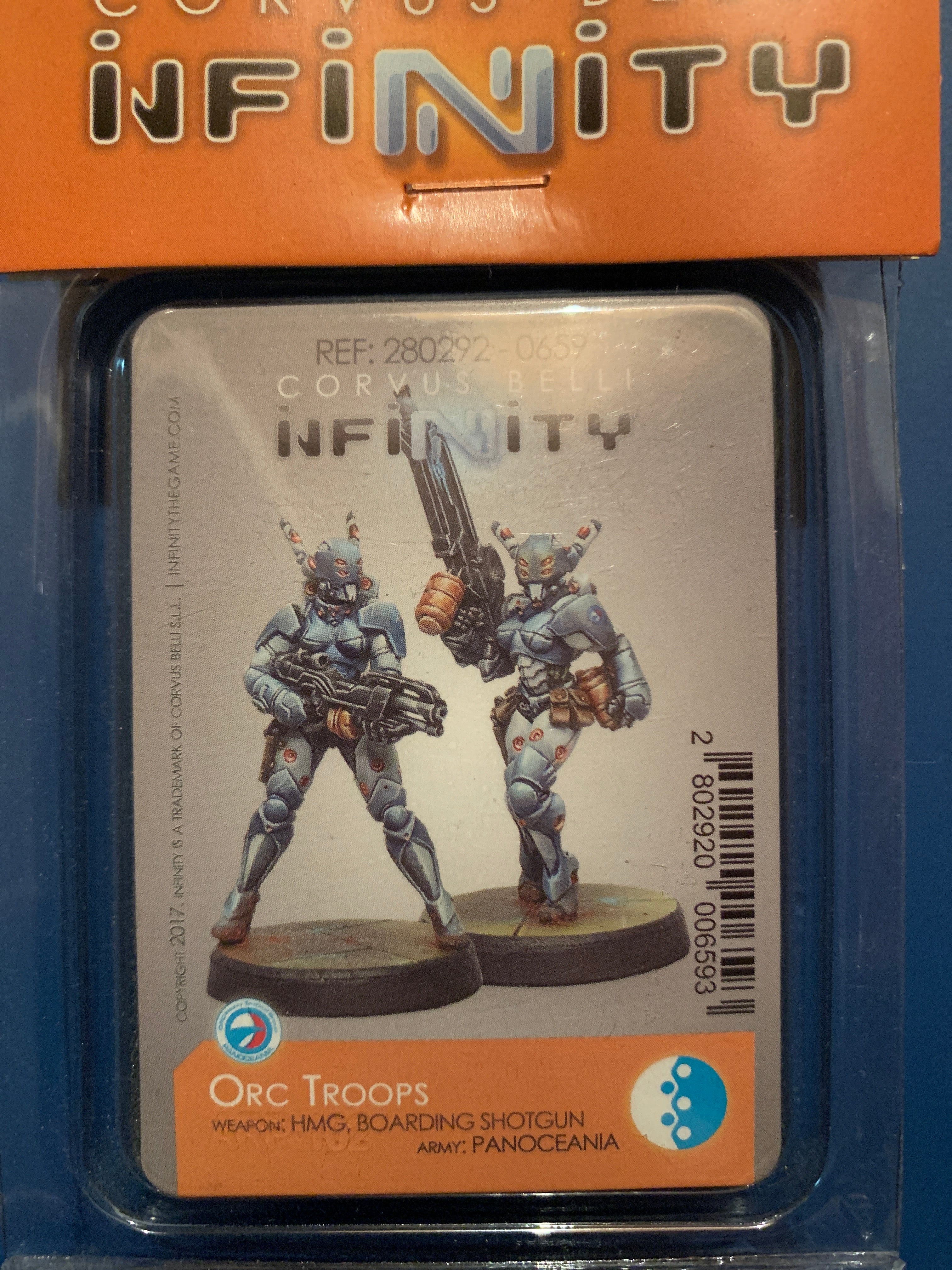 PanOceania: Orc Troops (HMG, Boarding Shotgun)