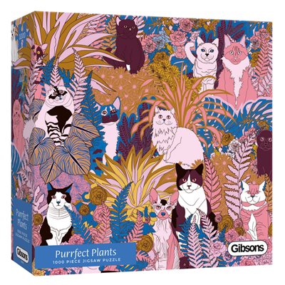 Purrfect Plants 1000 Piece Puzzle