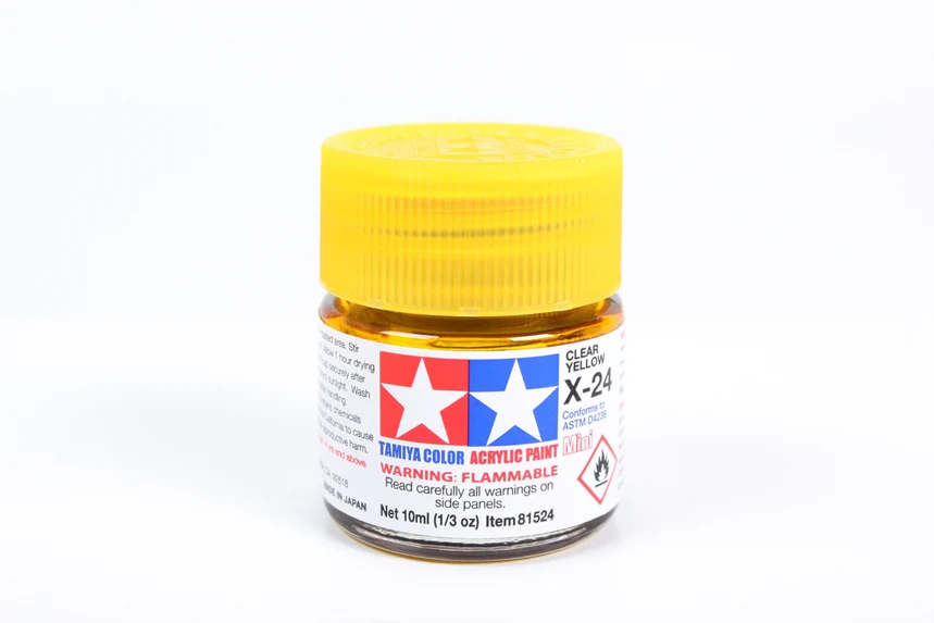Tamiya Acrylic Mini X-24 Clear Yellow 10ml