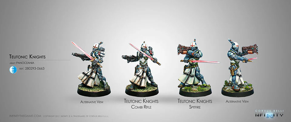 PanOceania: Teutonic Knights (Spitfire, Combi Rifle)