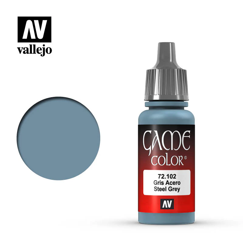 Vallejo Game Color: Steel Grey