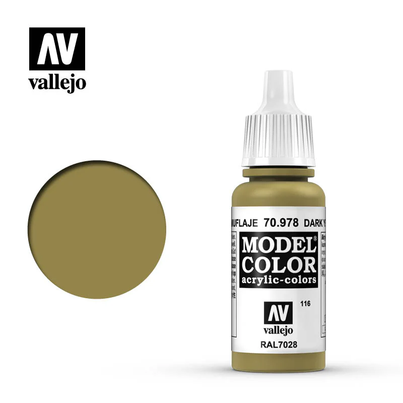 Vallejo Model Color: Dark Yellow