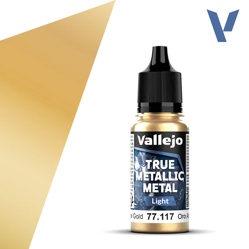 Vallejo True Metallic Metal: Arcane Gold Light