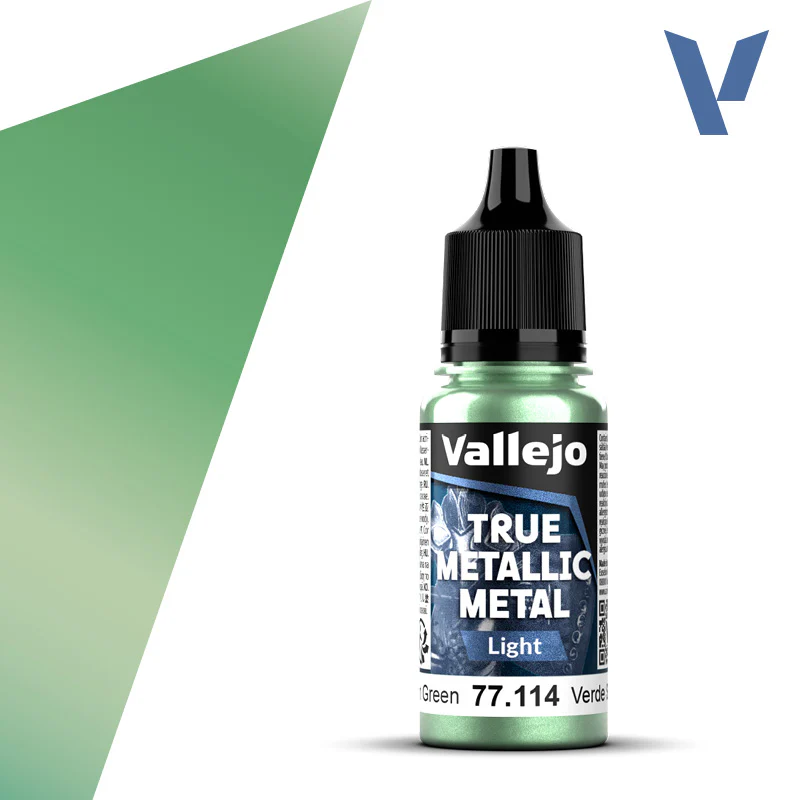 Vallejo True Metallic Metal: Dusken Green Light
