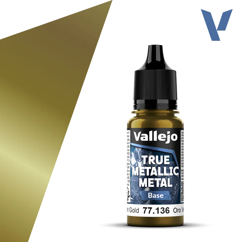 Vallejo True Metallic Metal: Greenish Gold