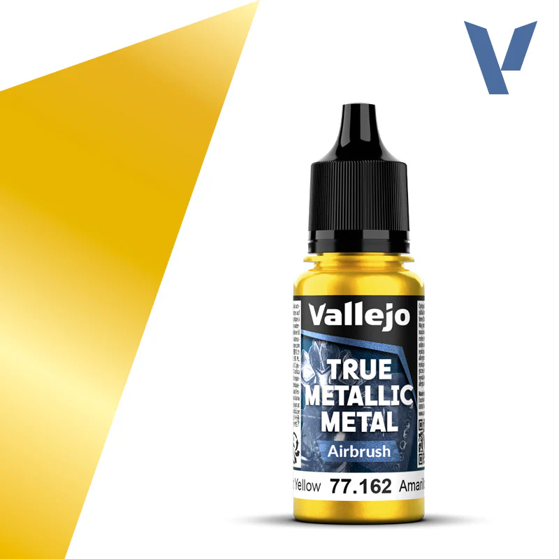Vallejo True Metallic Metal: Radiant Yellow Air