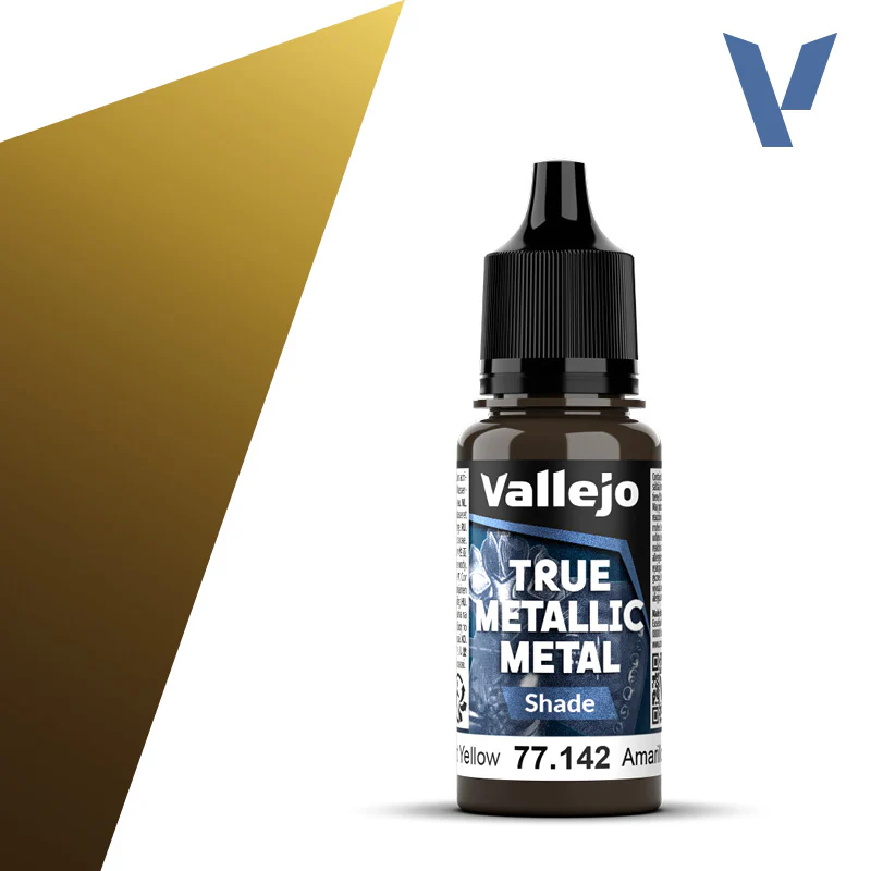 Vallejo True Metallic Metal: Radiant Yellow Shade