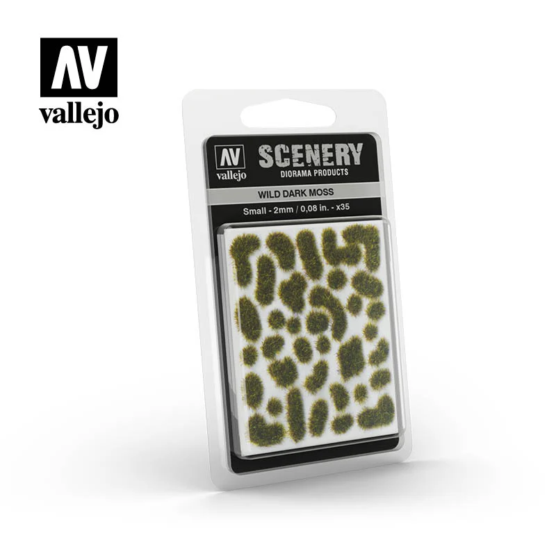 Vallejo: Wild Tuft - Dark Moss Small