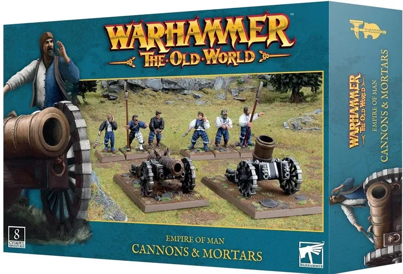Warhammer The Old World: Empire of Man Cannons & Mortars